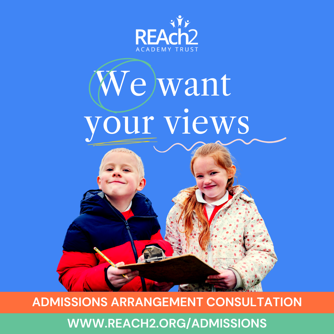 REAch2 Academy Trust is consulting on its admission arrangements.